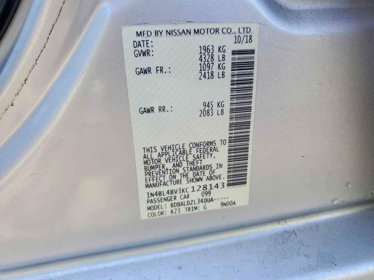 Nissan Altima S