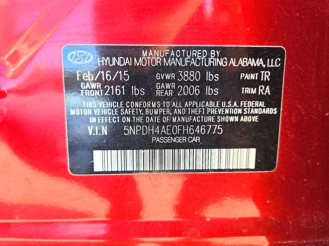 Hyundai ELANTRA Se