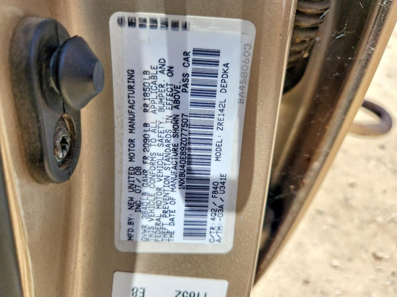 Toyota Corolla Le