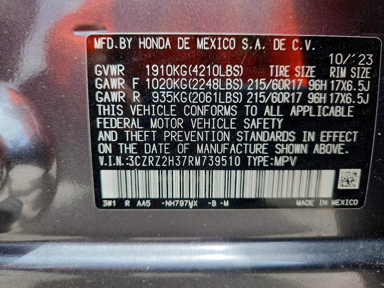 Honda HR-V Lx