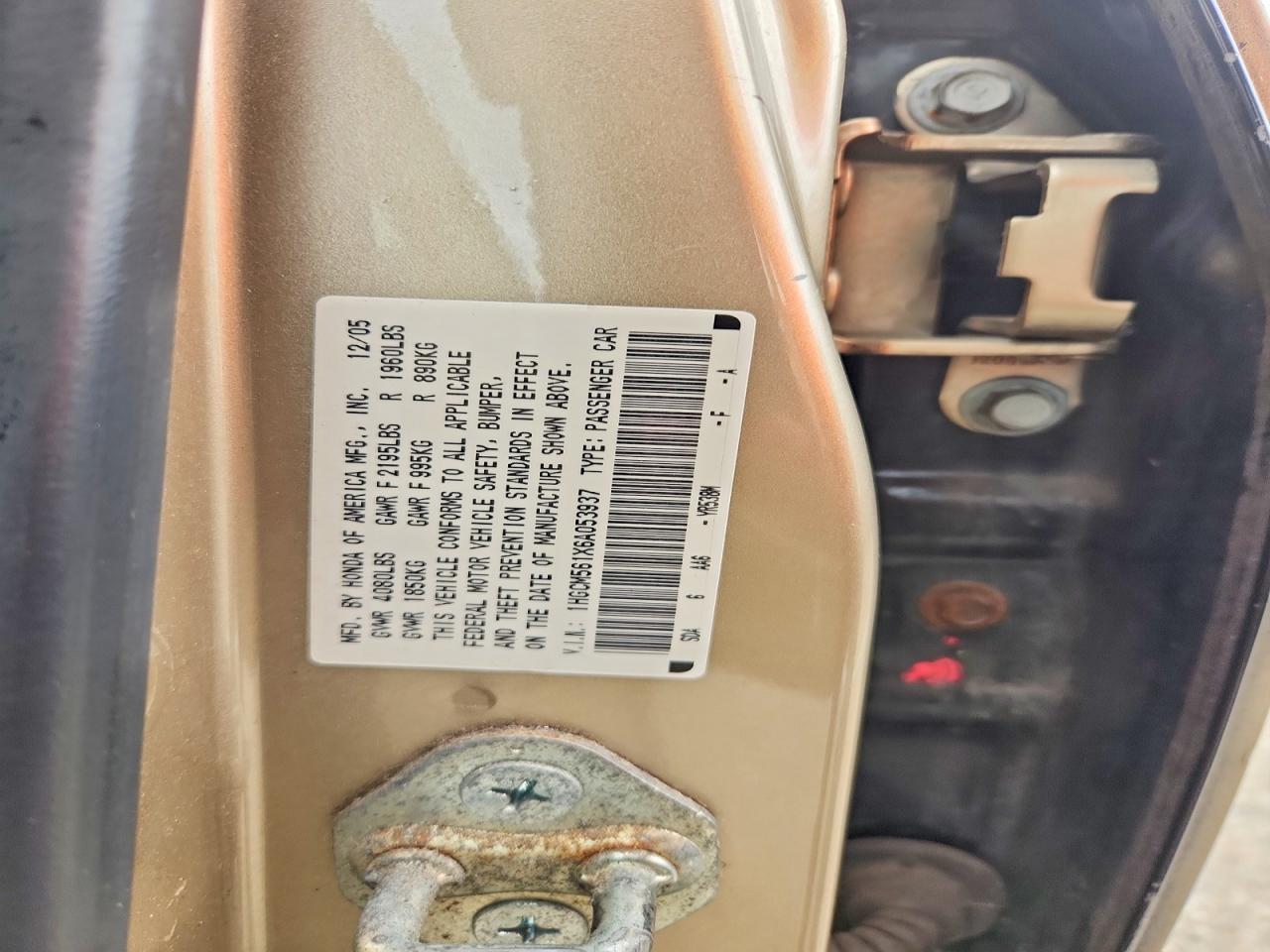 Honda Accord Value