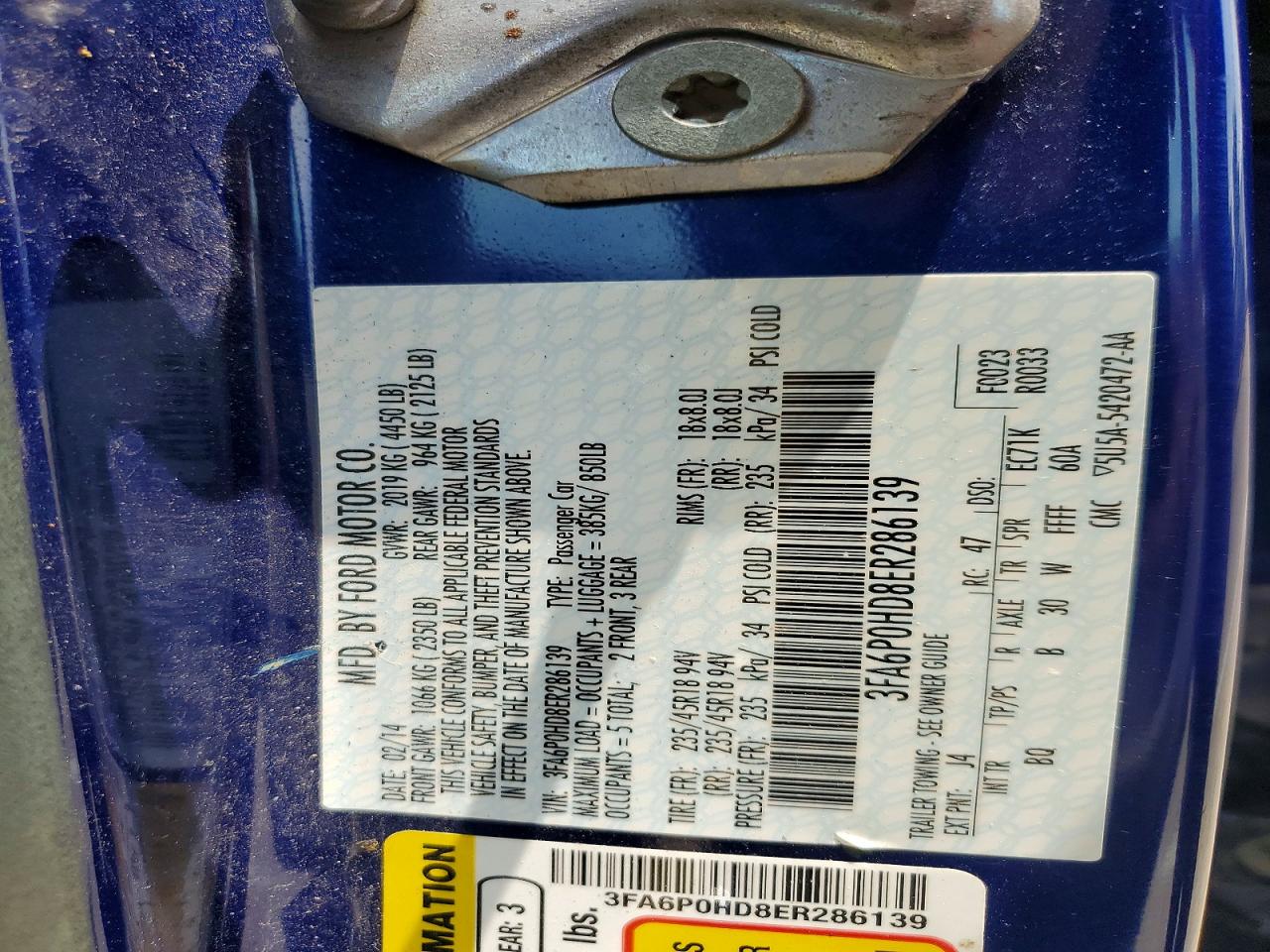 Ford Fusion Se