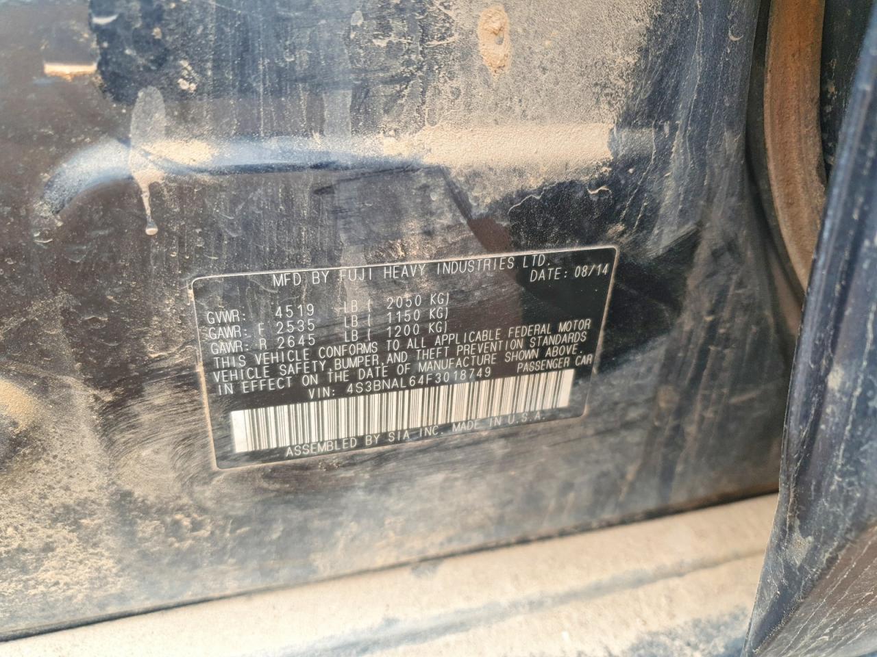 Subaru Legacy 2.5i Limited