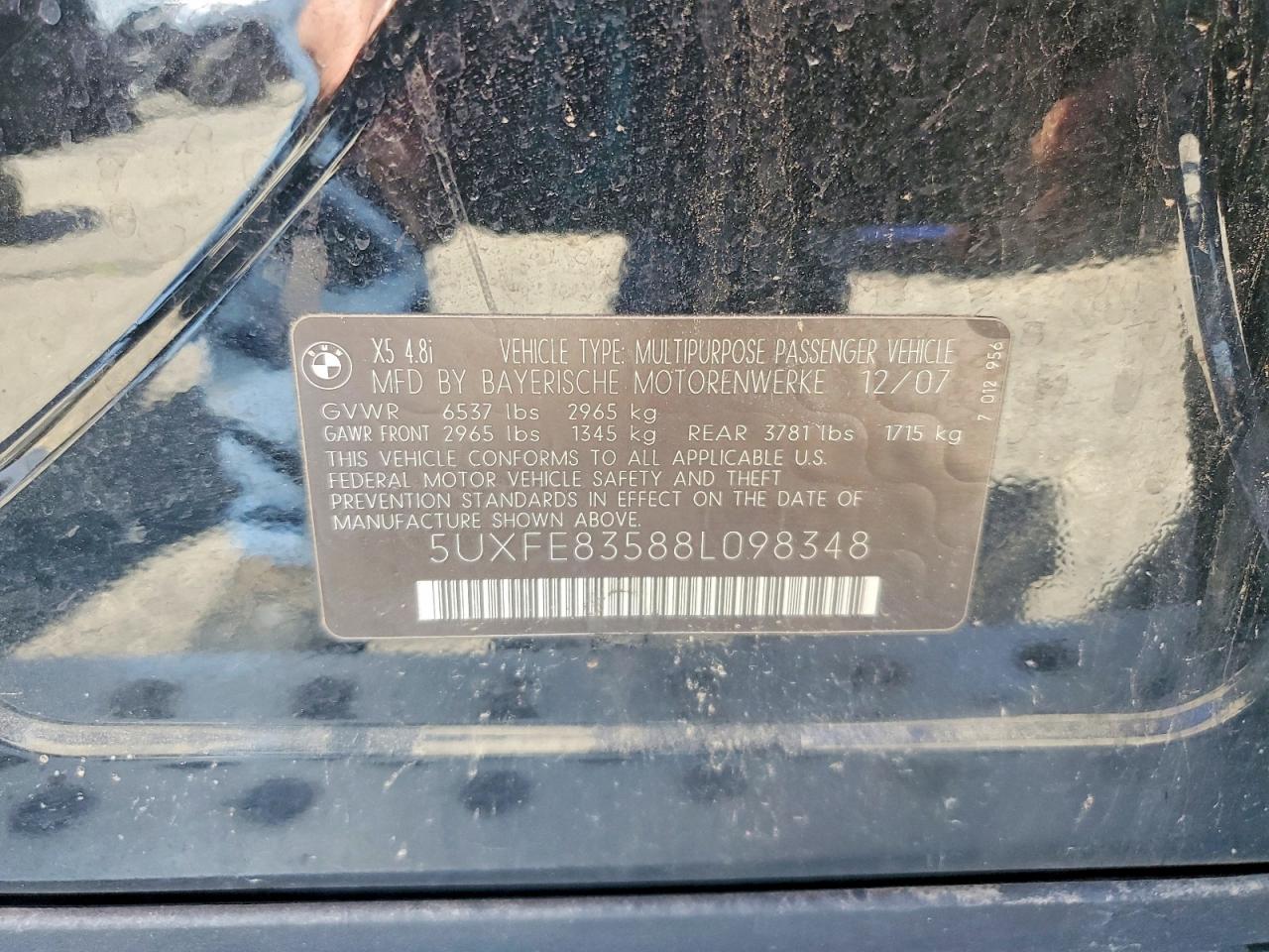 BMW X Series 4.8i