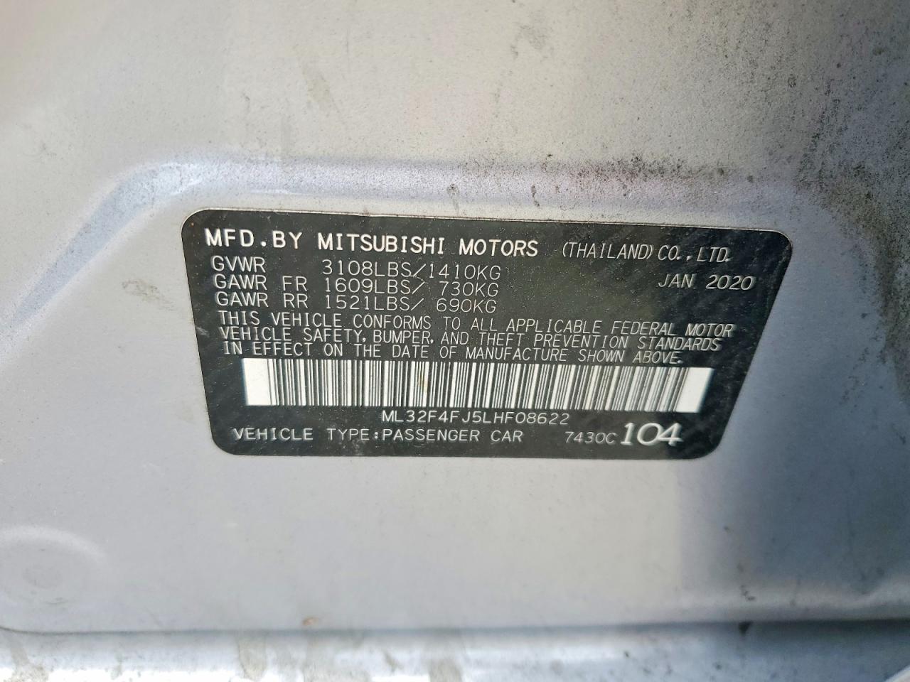 Mitsubishi Mirage G4 Se