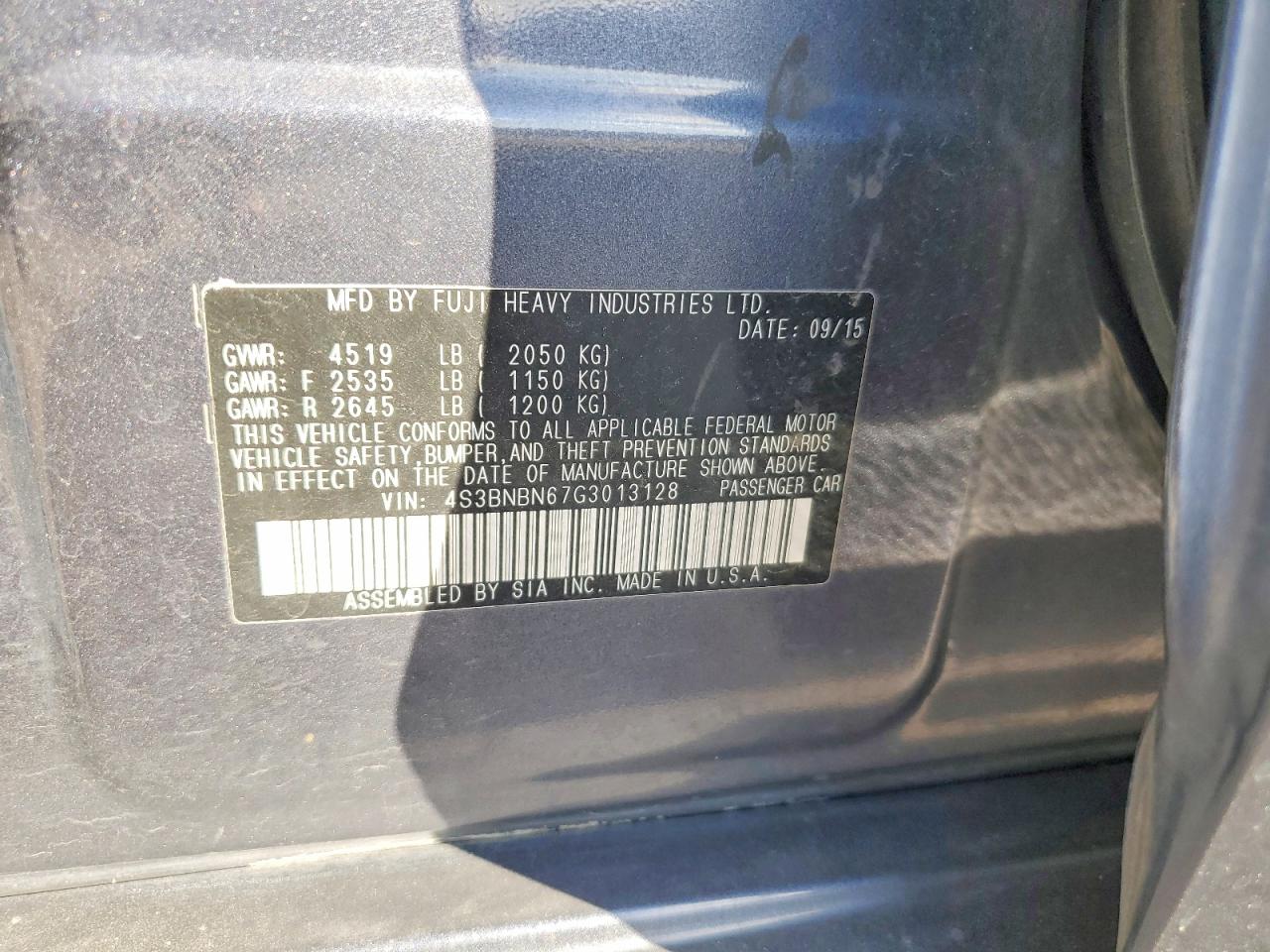 Subaru Legacy 2.5i Limited