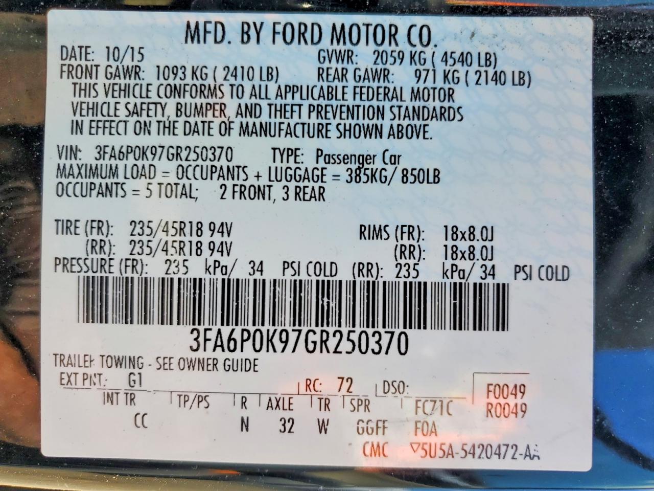 Ford Fusion Titanium