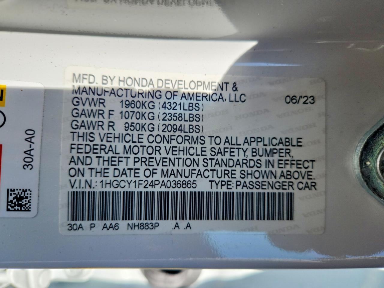 Honda Accord Lx