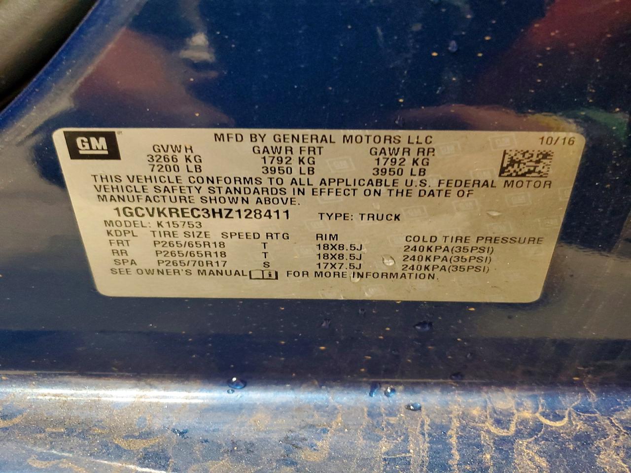 Chevrolet Silverado K1500 Lt