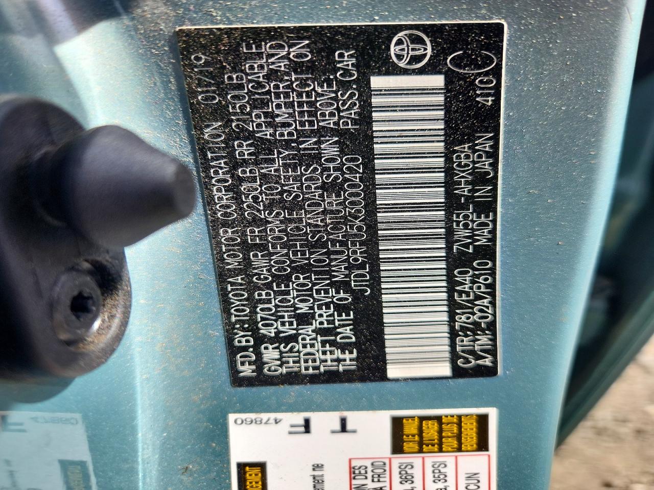 Toyota Prius Xle Awd-e