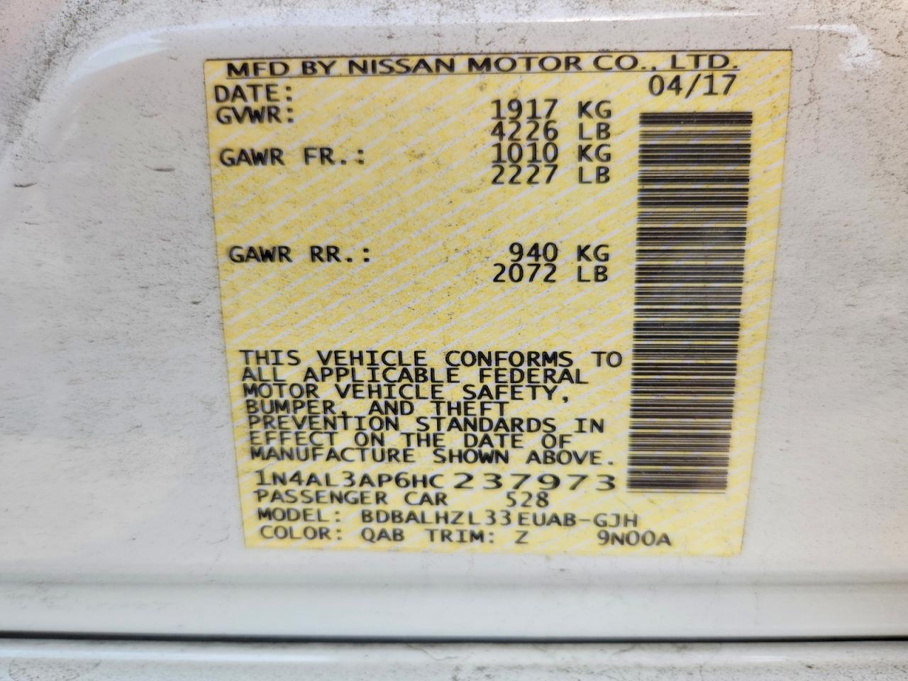 Nissan Altima 2.5 Sr