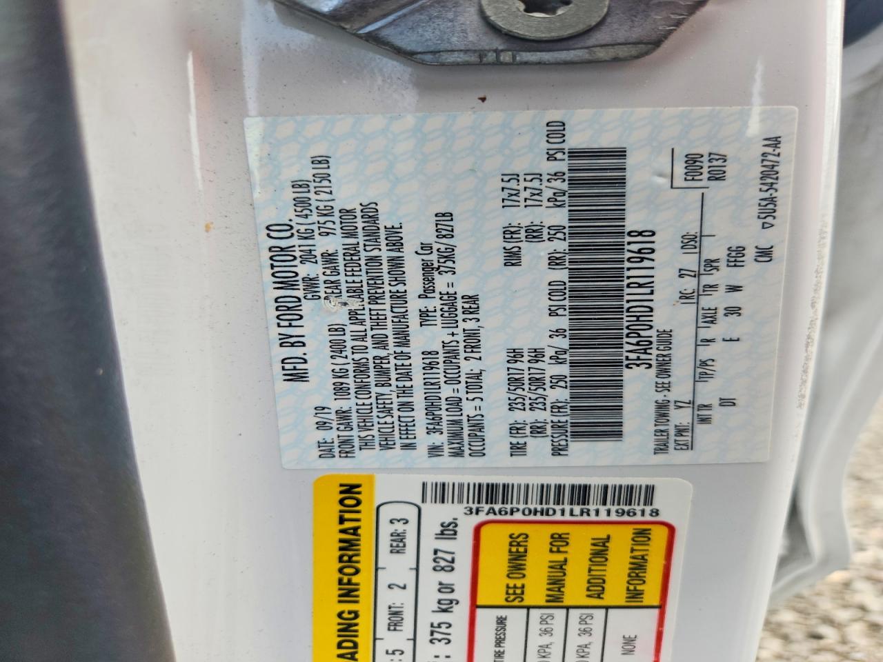 Ford Fusion Se