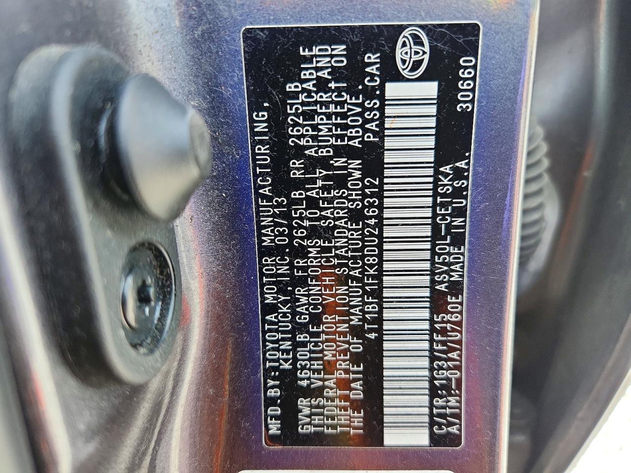 Toyota Camry Se