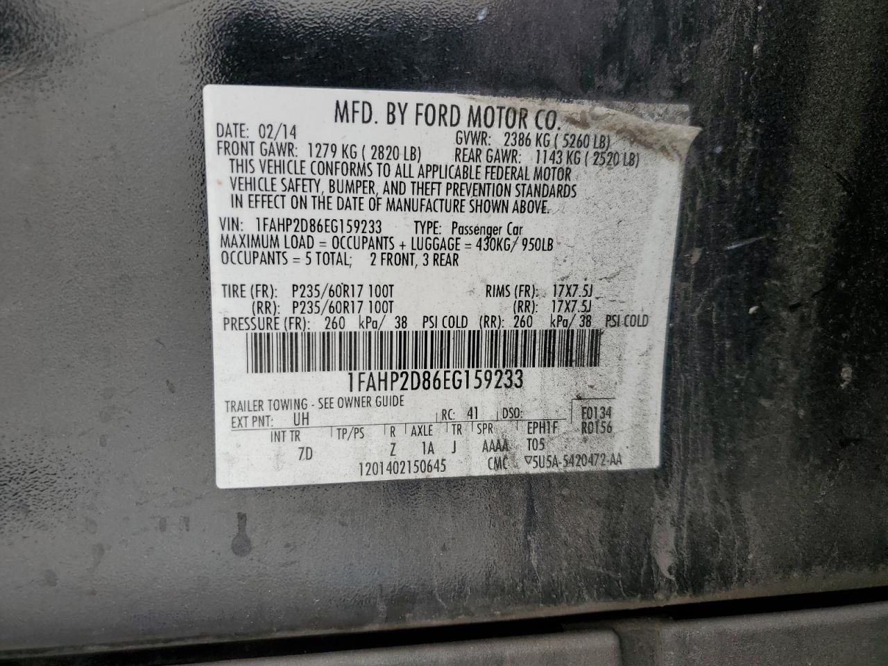 Ford Taurus Se