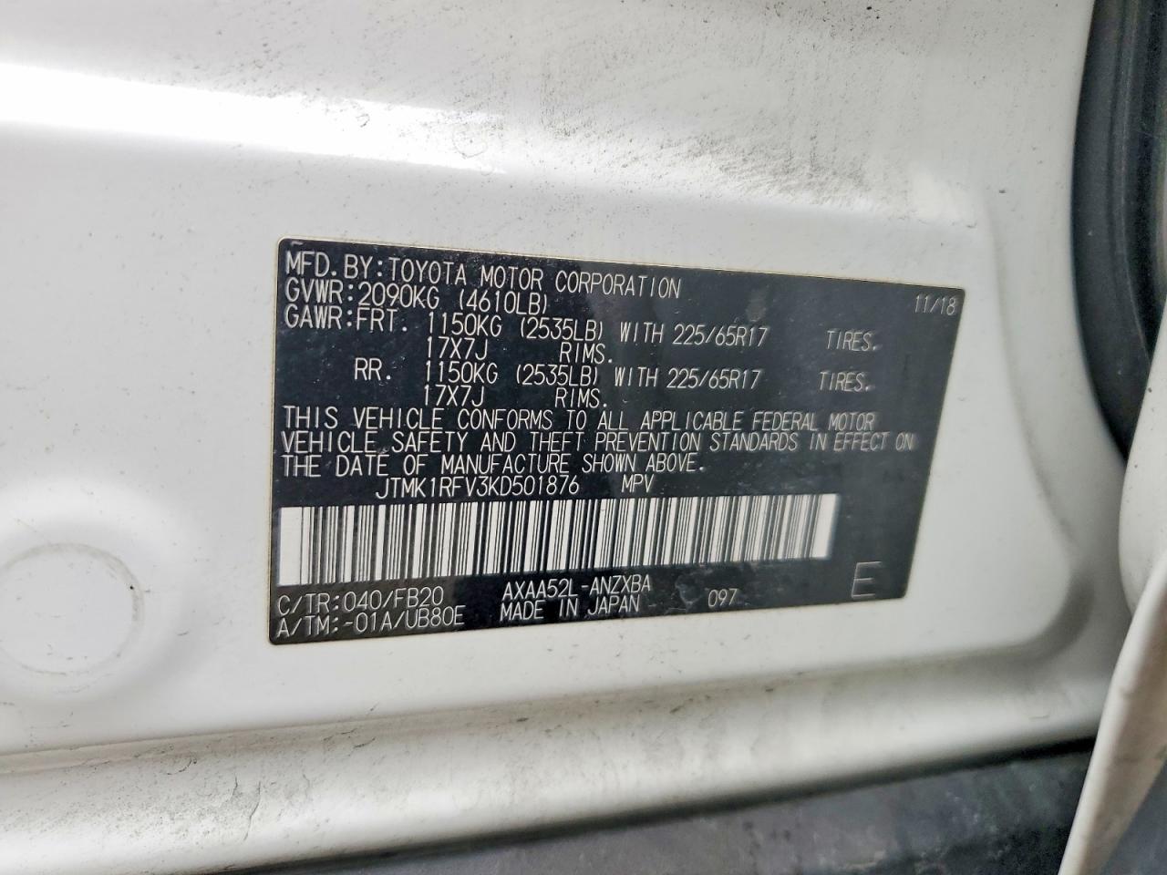 Toyota RAV4 Le