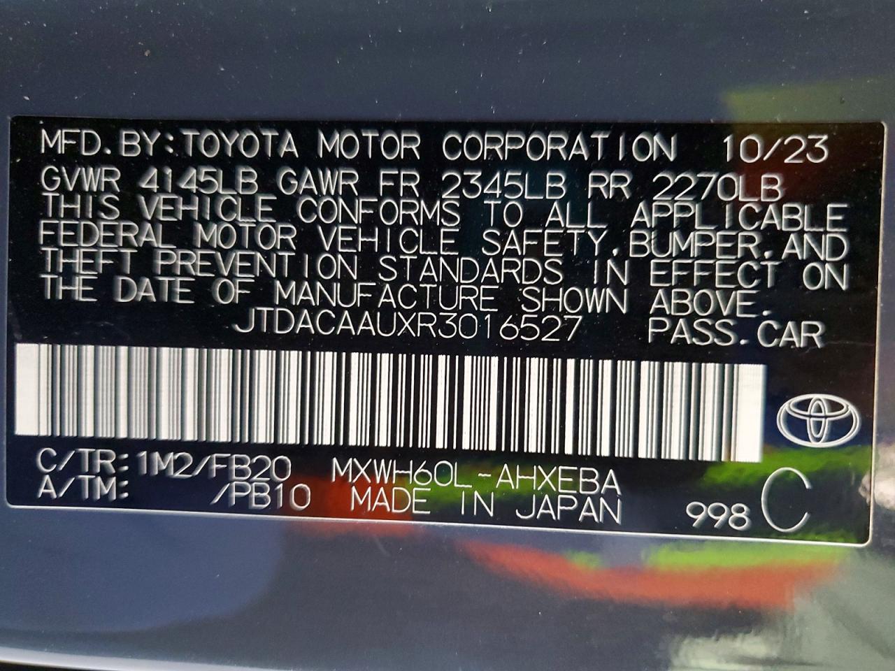 Toyota Prius Le