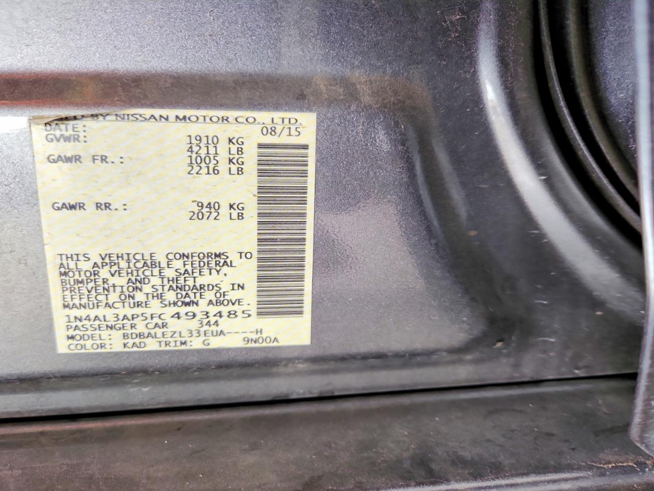 Nissan Altima 2.5 S