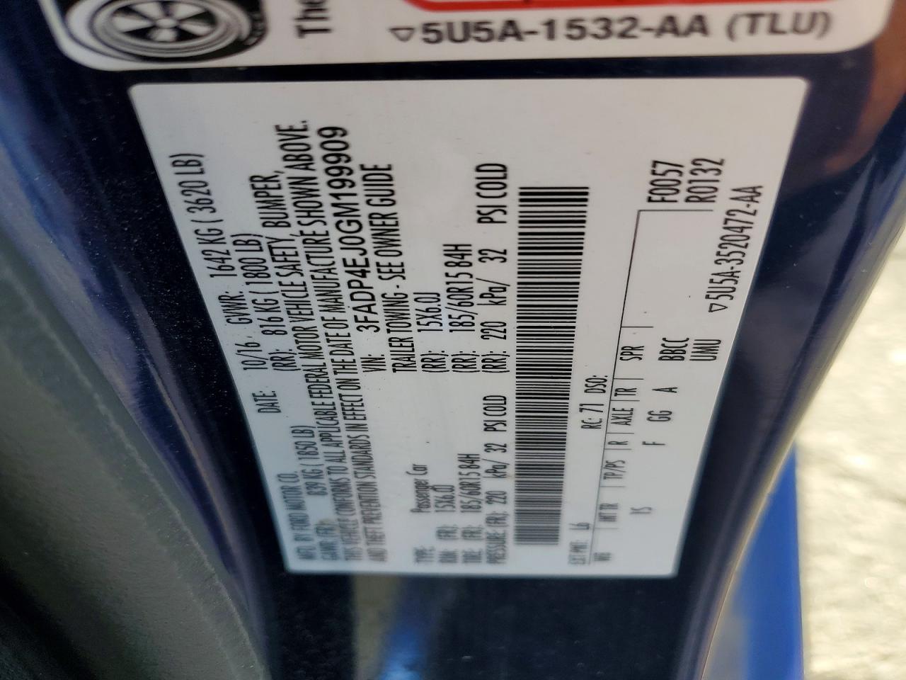 Ford Fiesta Se