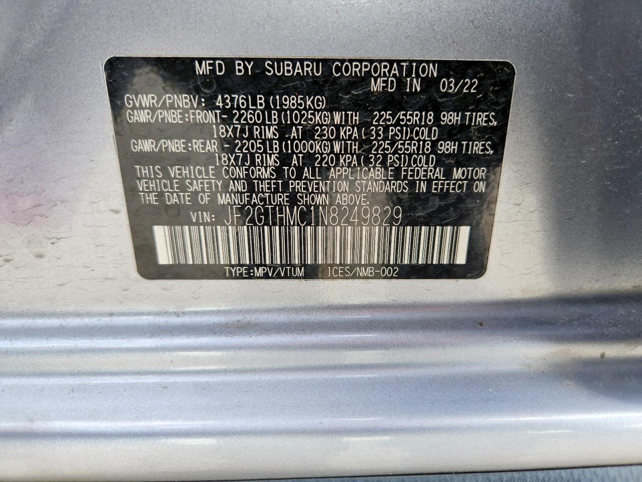 Subaru Crosstrek Limited
