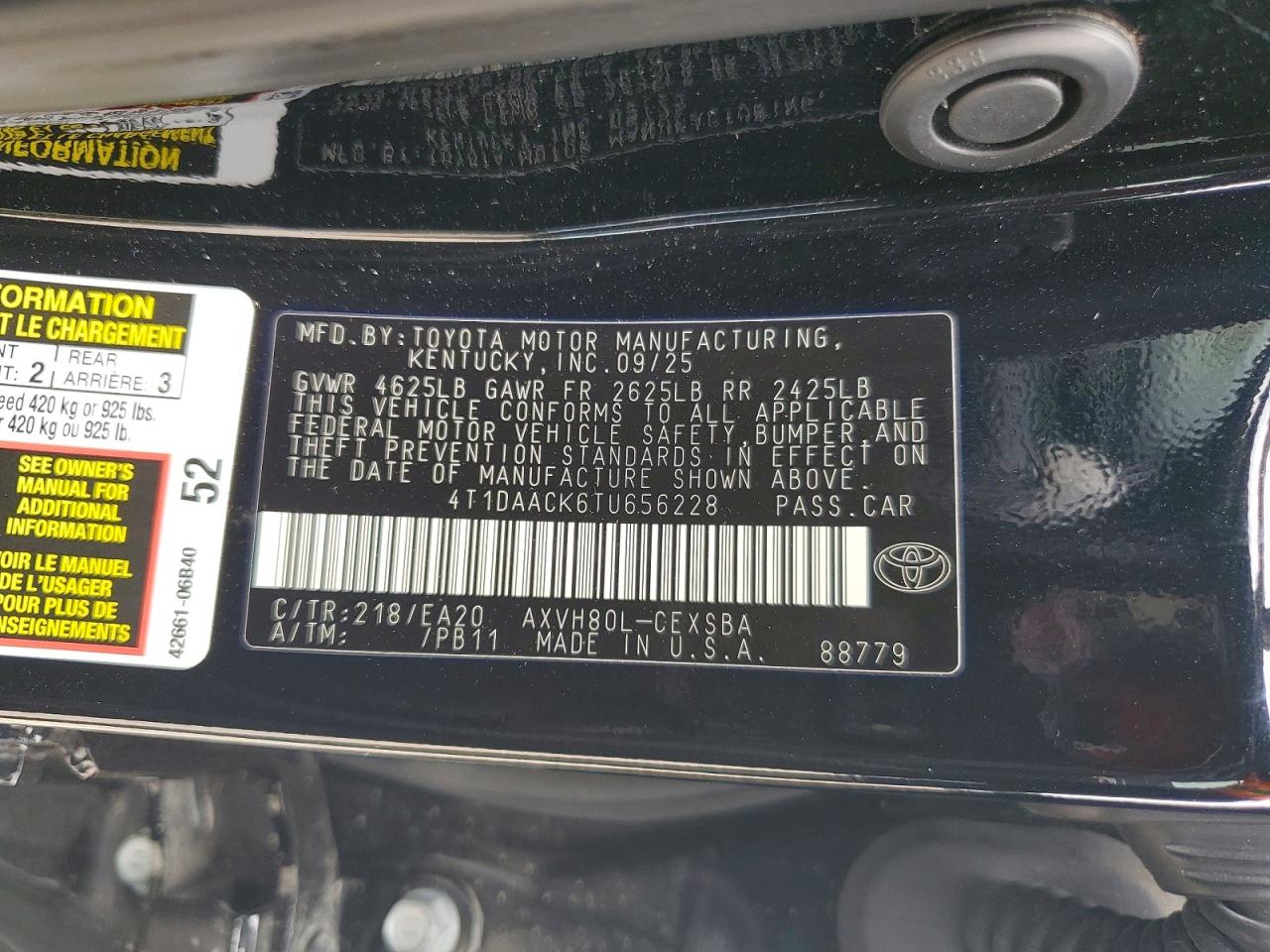 Toyota Camry Se