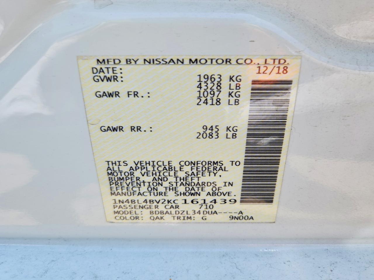 Nissan Altima S