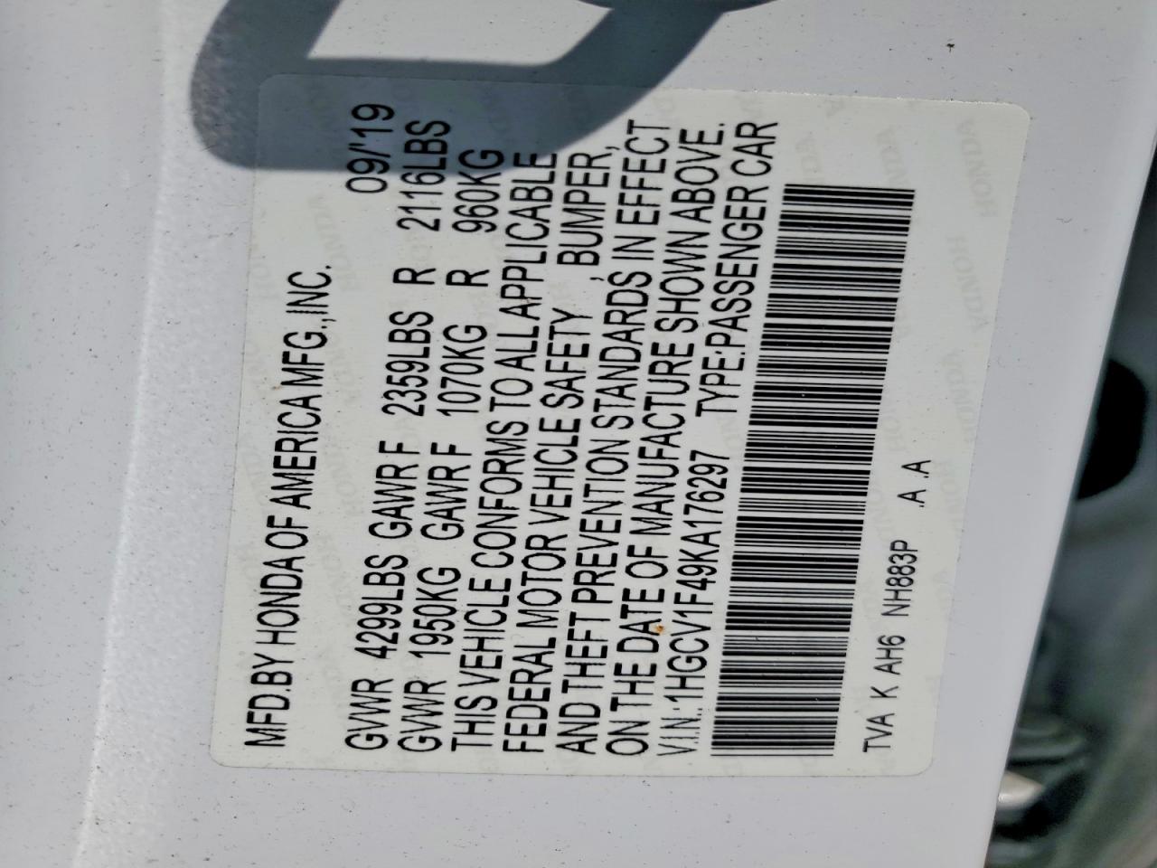 Honda Accord Ex