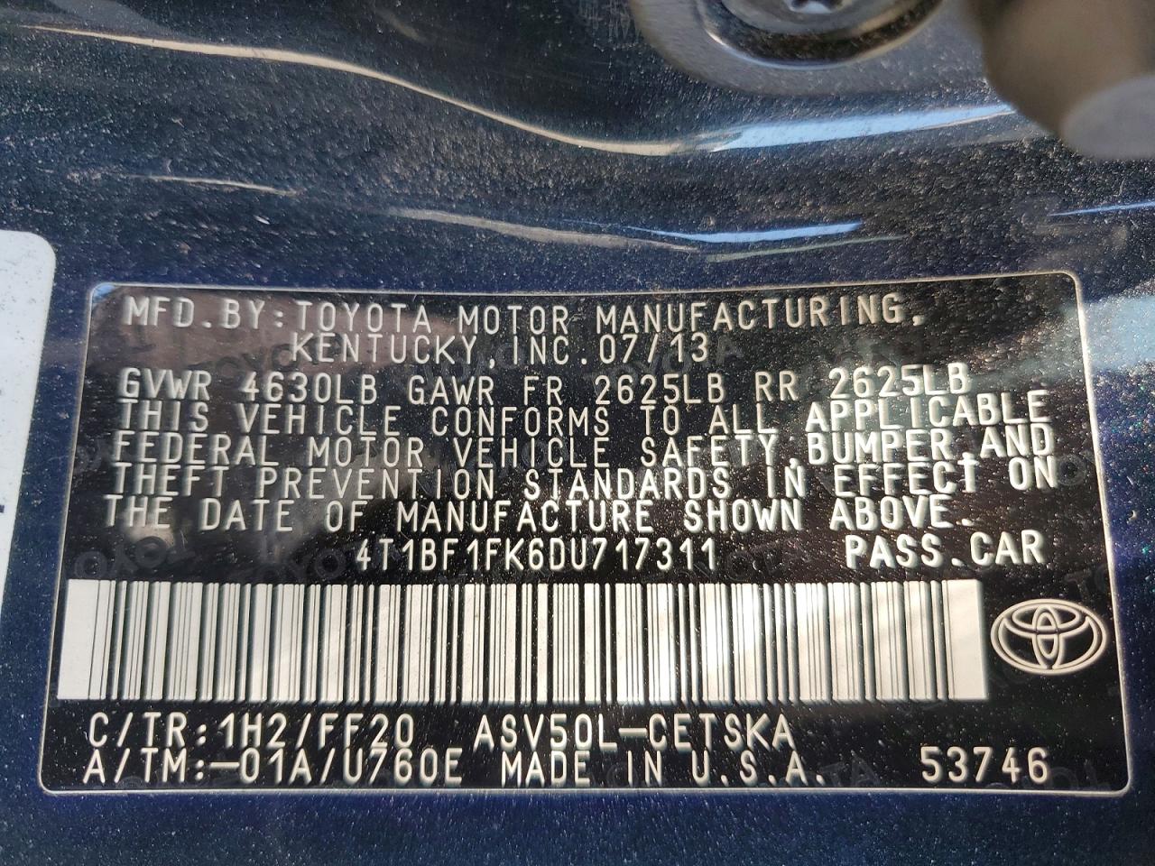 Toyota Camry Se