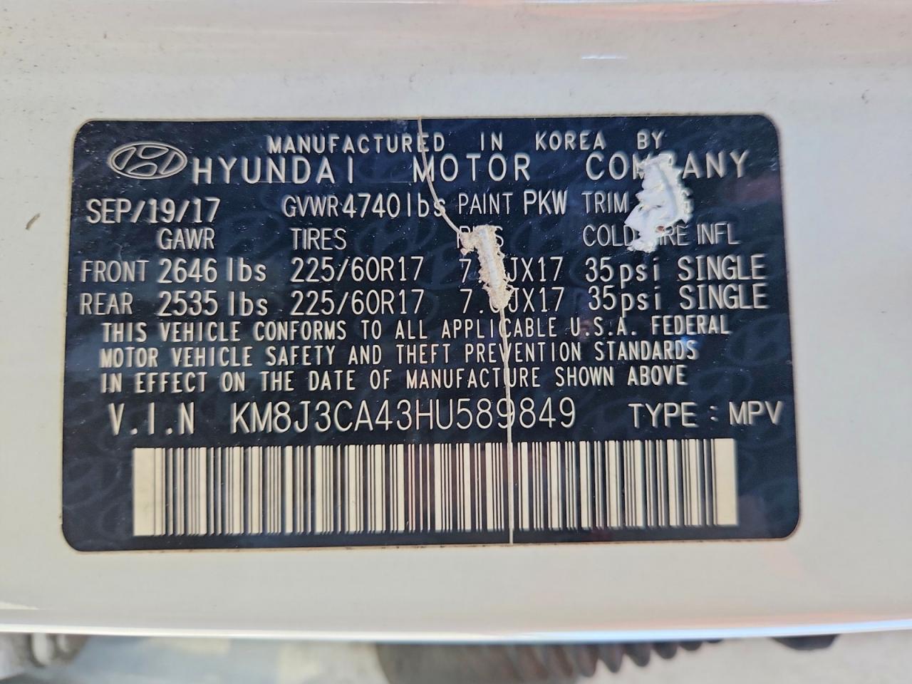 Hyundai TUCSON Se