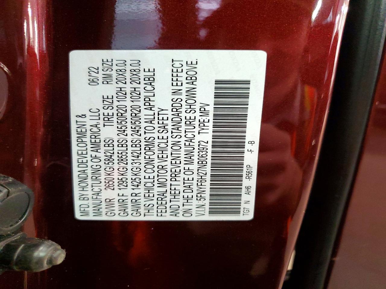 Honda Pilot Se