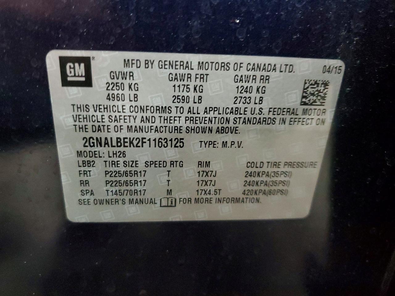 Chevrolet Equinox Lt