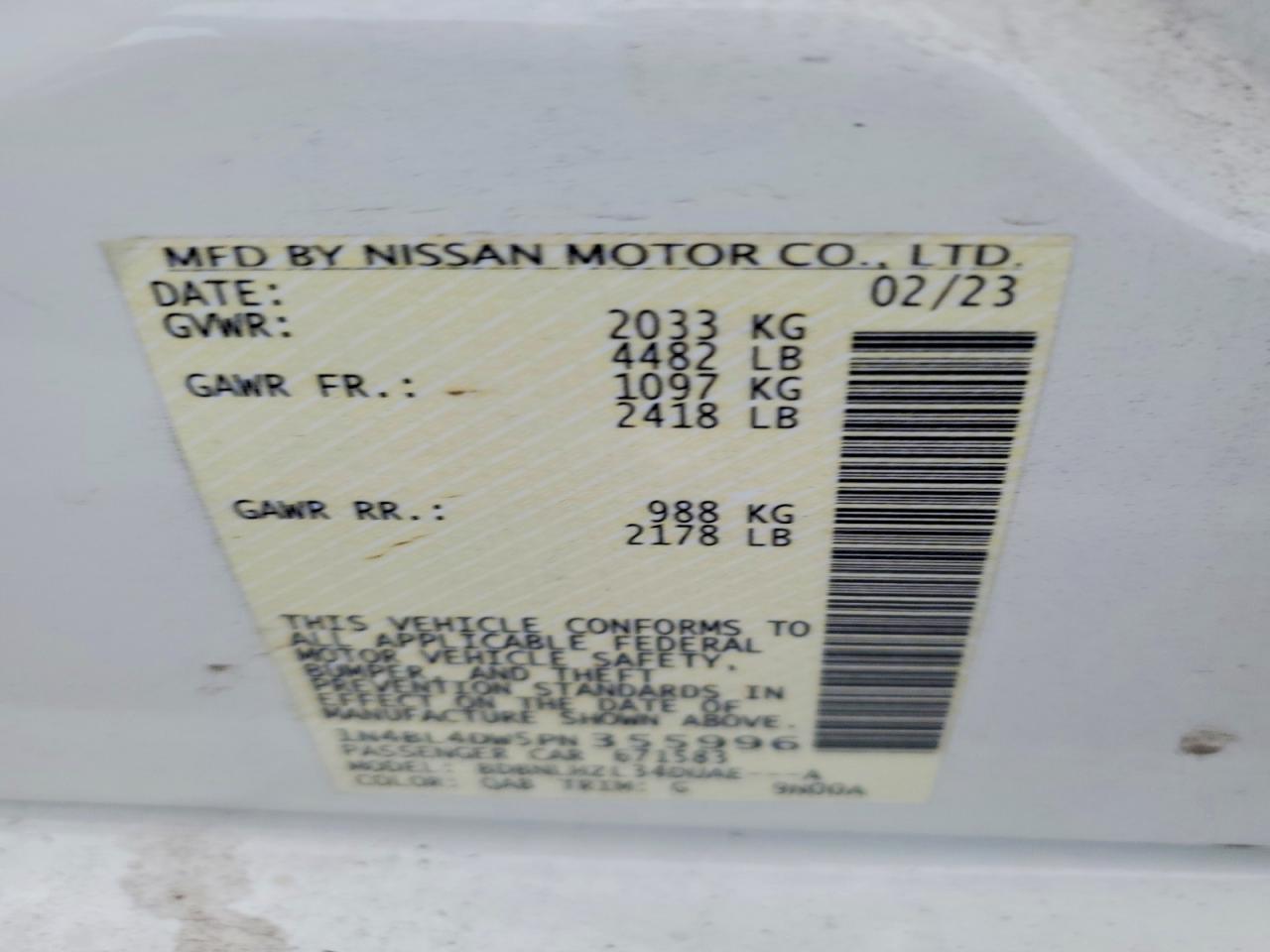 Nissan Altima Sv