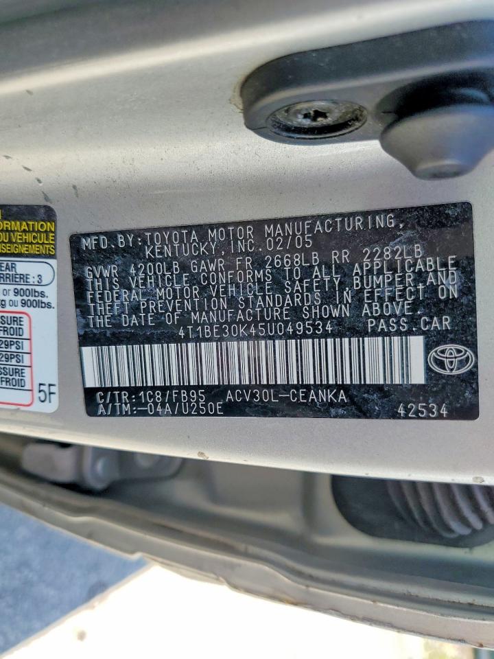 Toyota Camry Le