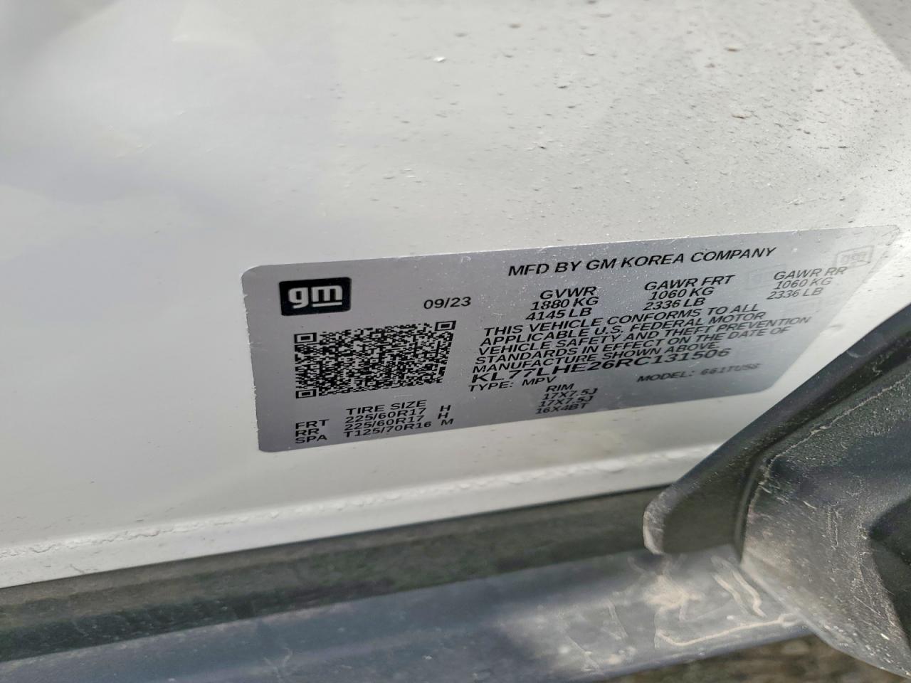 Chevrolet Trax 1lt
