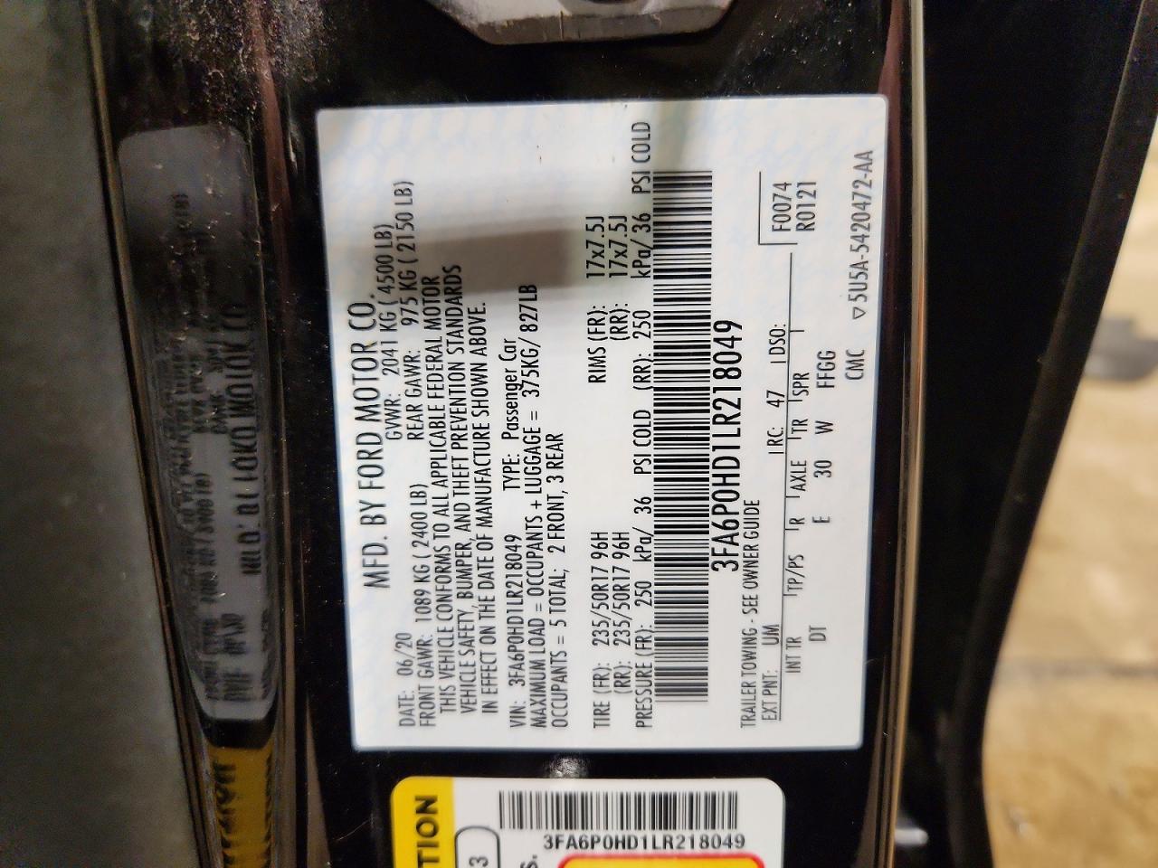Ford Fusion Se
