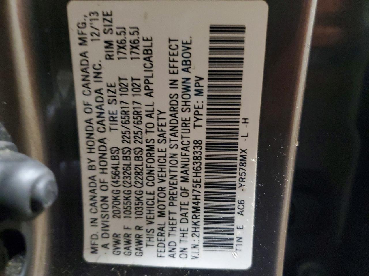 Honda Crv Exl