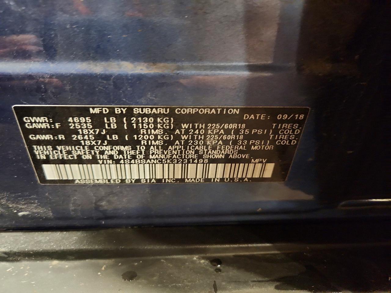 Subaru Outback 2.5i Limited