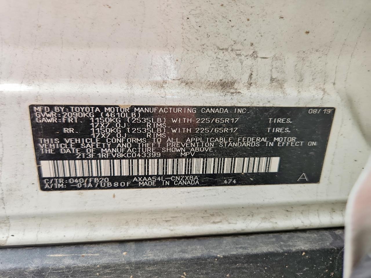 Toyota RAV4 Le