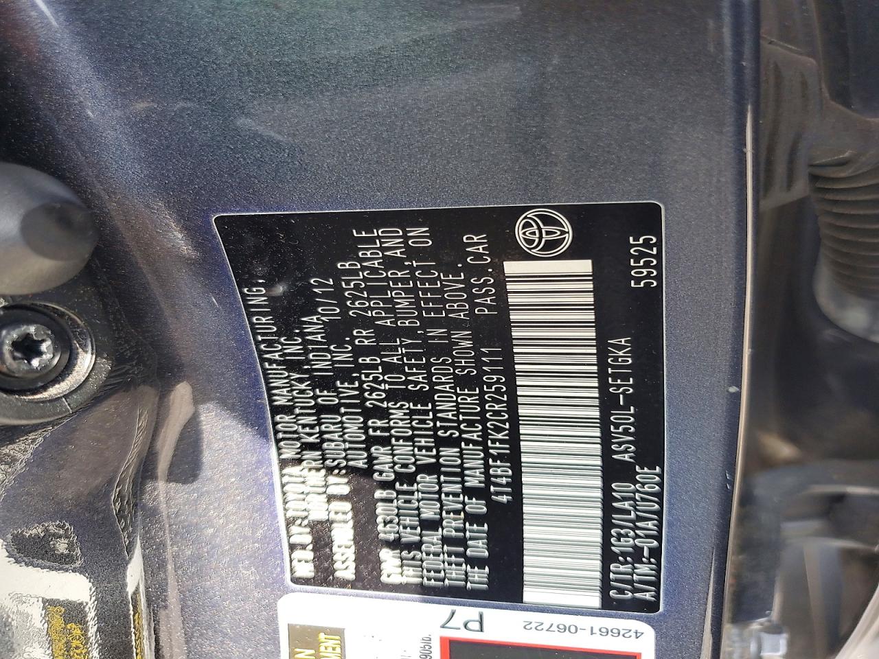 Toyota Camry Xle