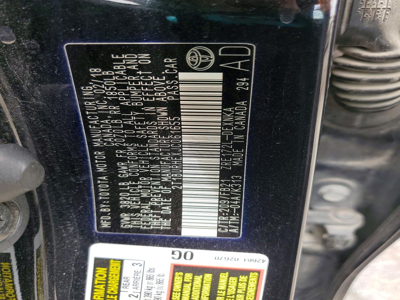 Toyota Corolla Le