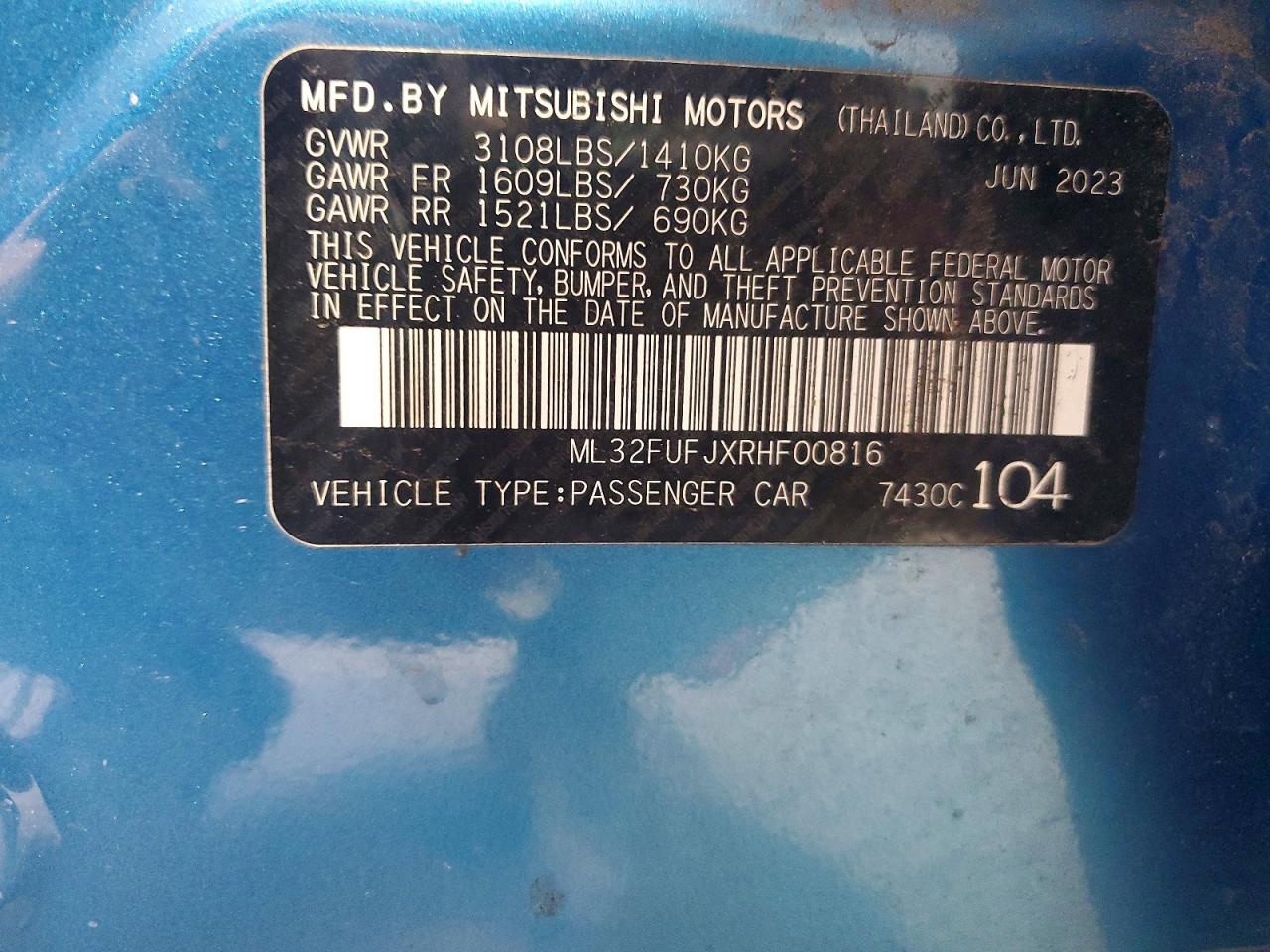 Mitsubishi Mirage G4 Es