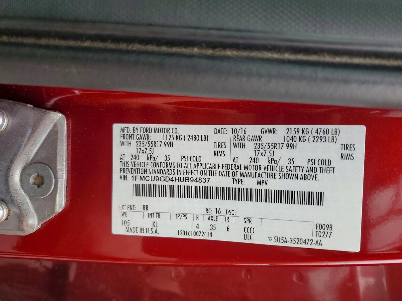 Ford Escape Se
