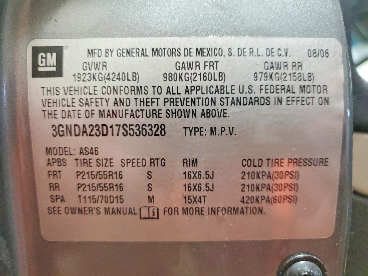 Chevrolet HHR Lt