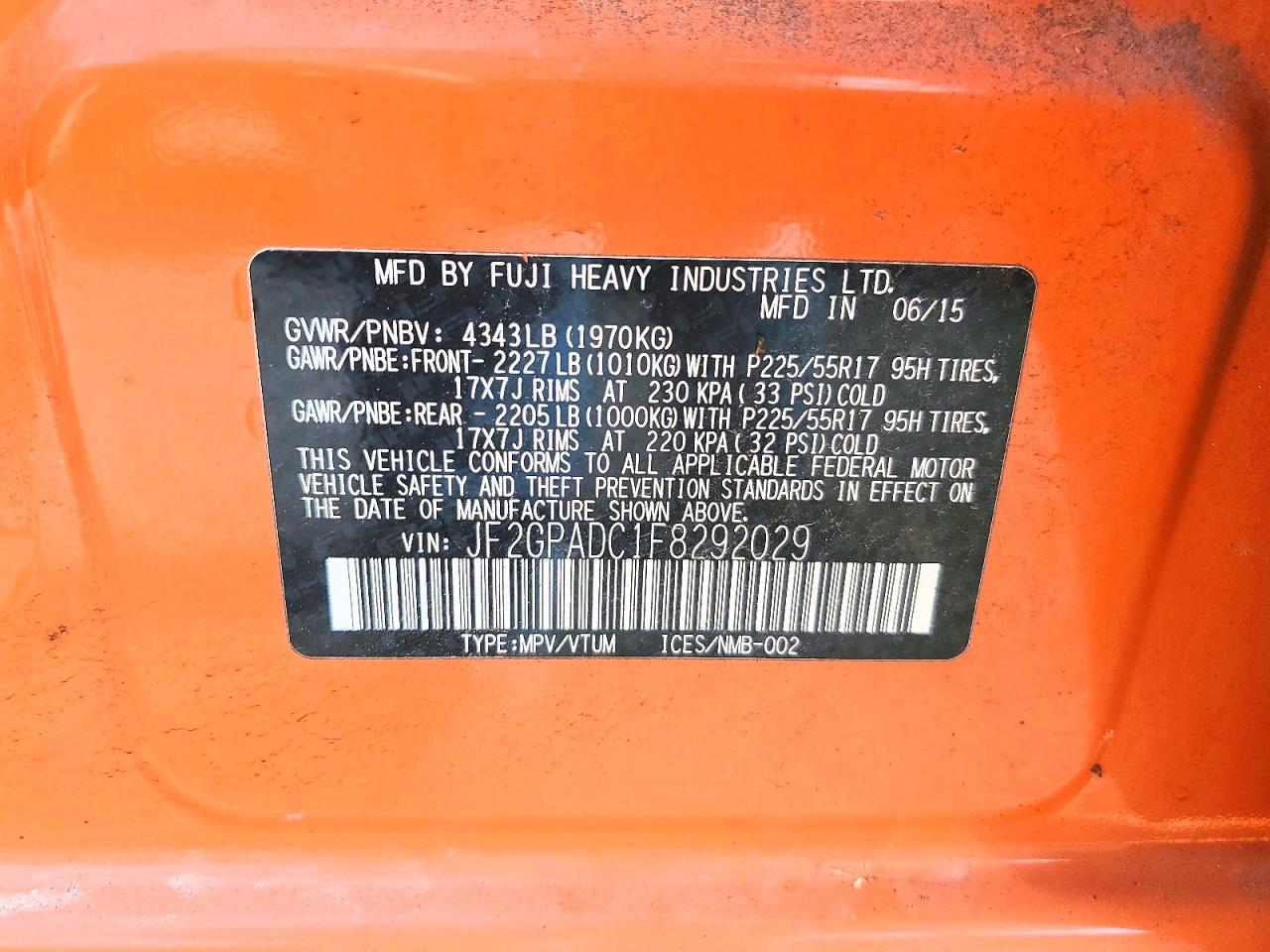 Subaru Xv 2.0 Premium