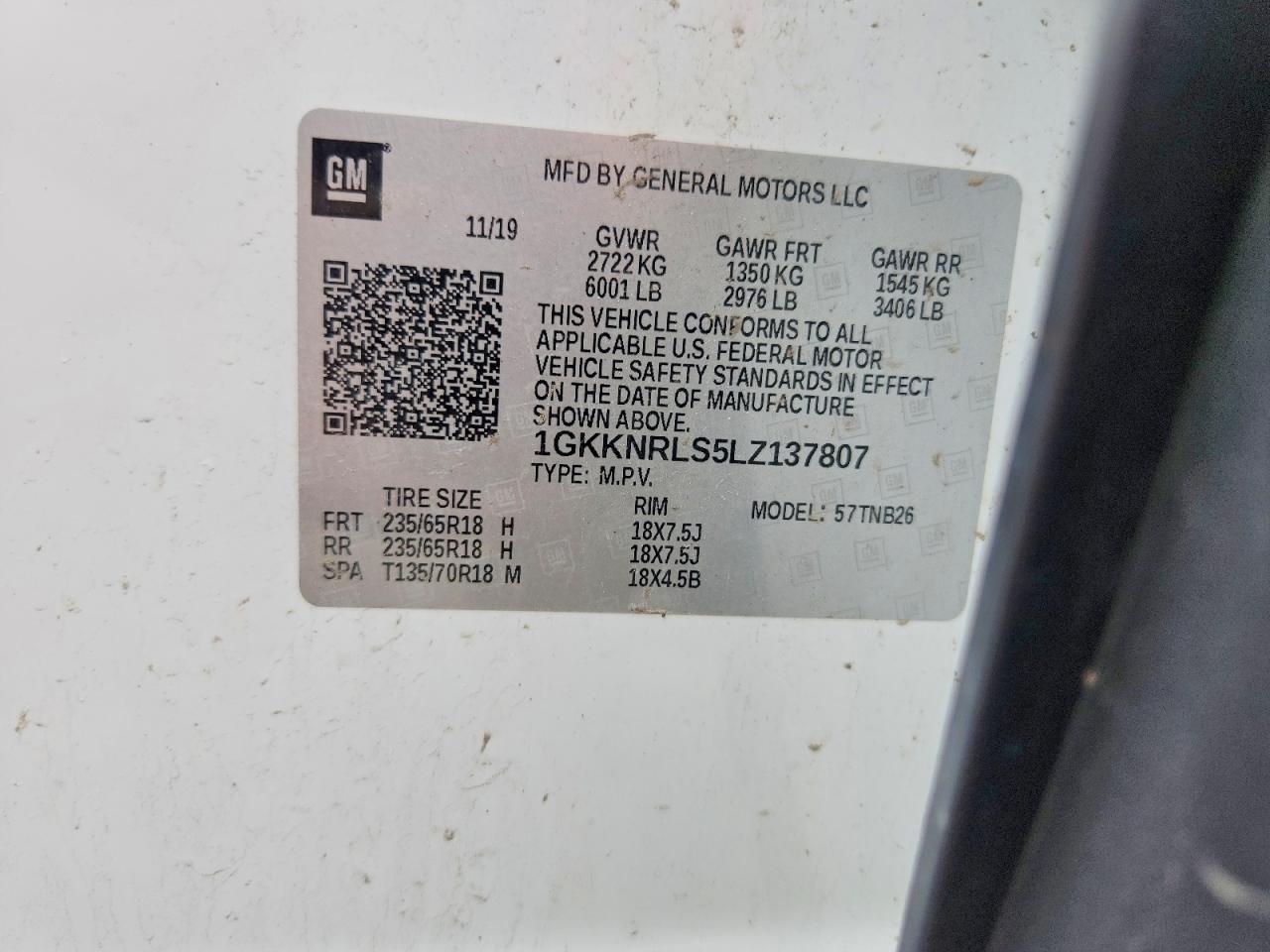 GMC Acadia Sle