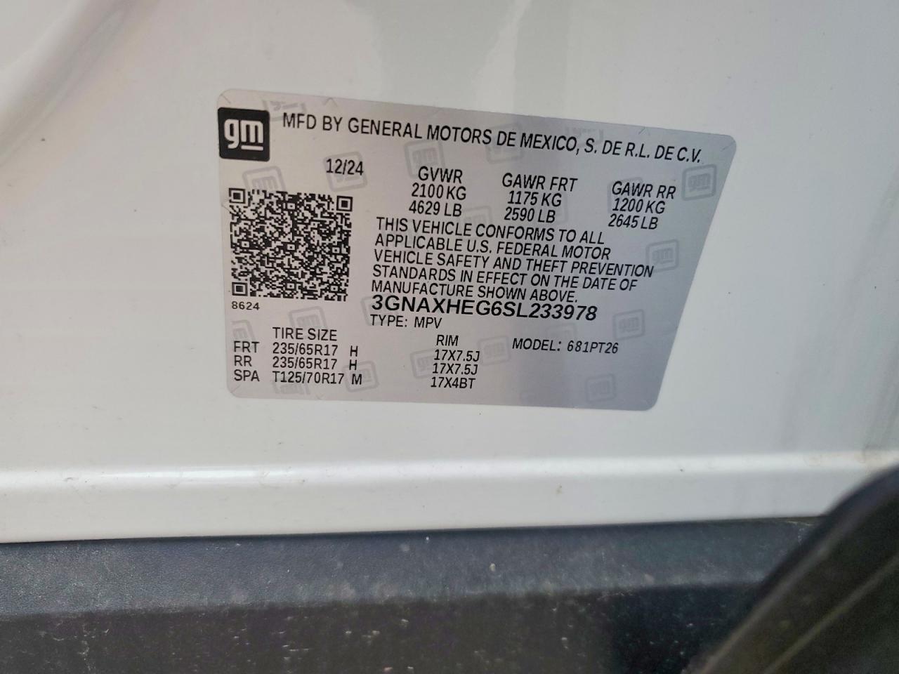 Chevrolet Equinox Lt