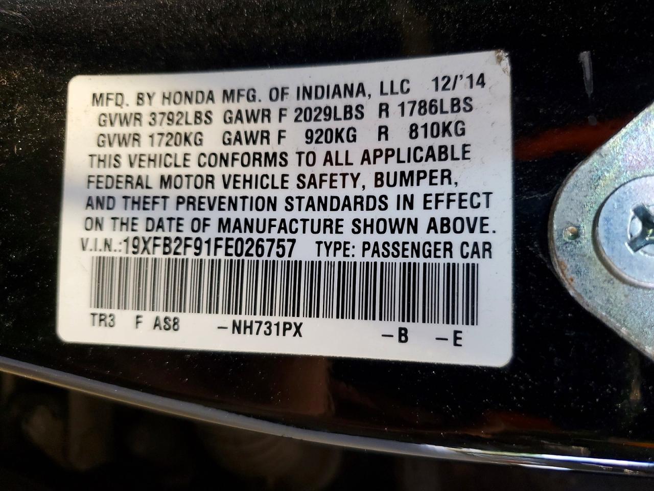 Honda Civic Exl