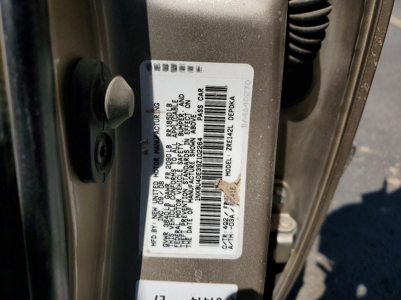 Toyota Corolla Le