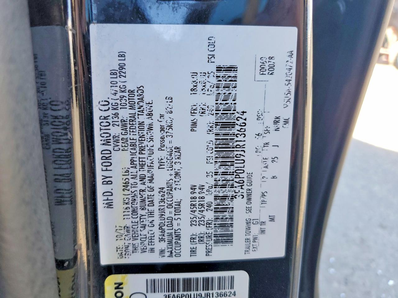 Ford Fusion Se Hybrid