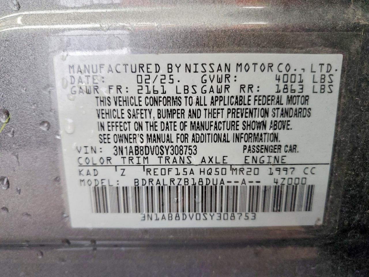 Nissan Sentra Sr