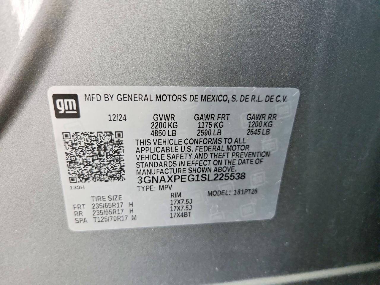Chevrolet Equinox Lt